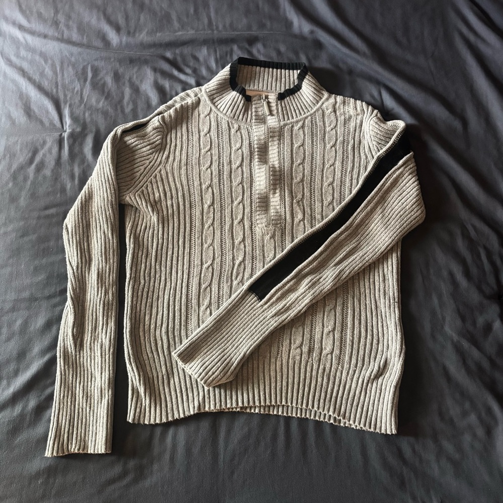 [DKNY] Vintage Zip-Up Sweater